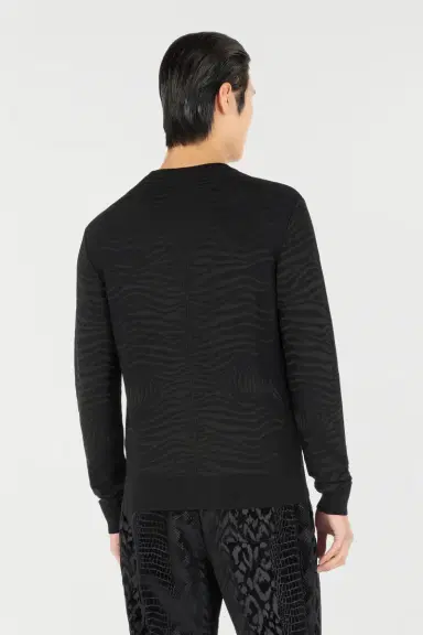 Roberto Cavalli Sweater With Zebra Pattern | Thumbnail 3