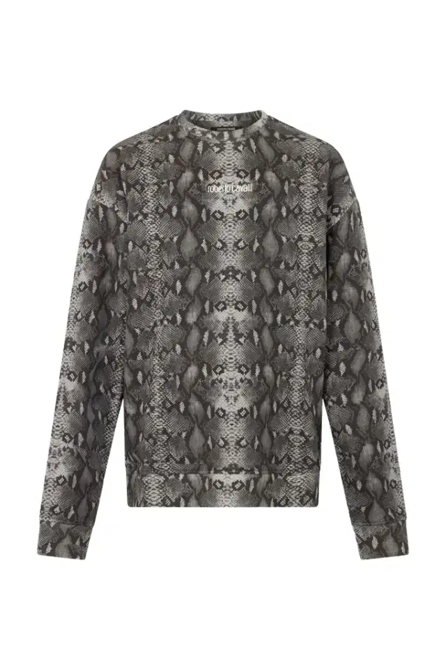 Roberto Cavalli Python Print Sweatshirt