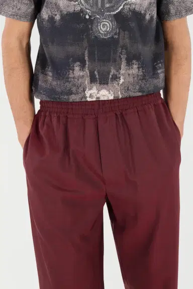 Roberto Cavalli Loose Virgin Wool Pants | Thumbnail 5