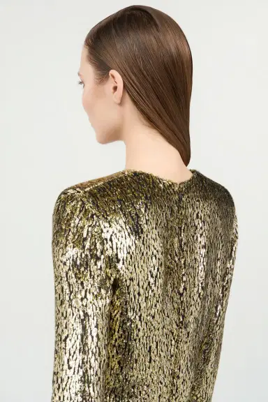 Roberto Cavalli Dress with Fil Coupé Leopard print | Thumbnail 6