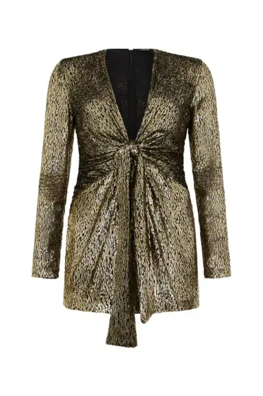 Roberto Cavalli Dress with Fil Coupé Leopard print | Thumbnail 1
