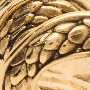 Roberto Cavalli Antiqued Gold Snake Earrings | Thumbnail 4