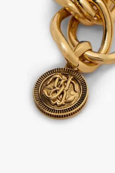 Roberto Cavalli Antique Gold Chain Belt with Snake Detail | Thumbnail 4