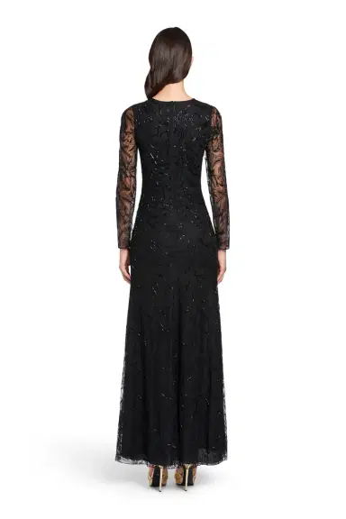 Roberto Cavalli Black layered lace gown | Thumbnail 4