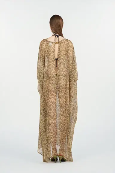 Roberto Cavalli Baby Jaguar Silk Kaftan | Thumbnail 3