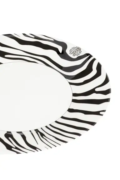 Roberto Cavalli Set of 6 Zebra Flat Plates | Thumbnail 3