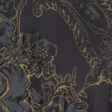 Roberto Cavalli Ornamental Black silk kaftan | Thumbnail 4