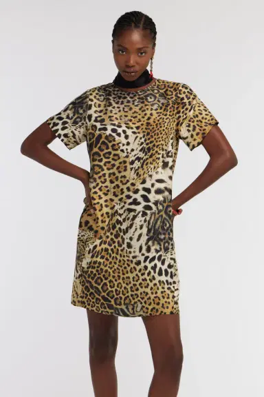 Roberto Cavalli Jaguar Skin print dress | Thumbnail 2