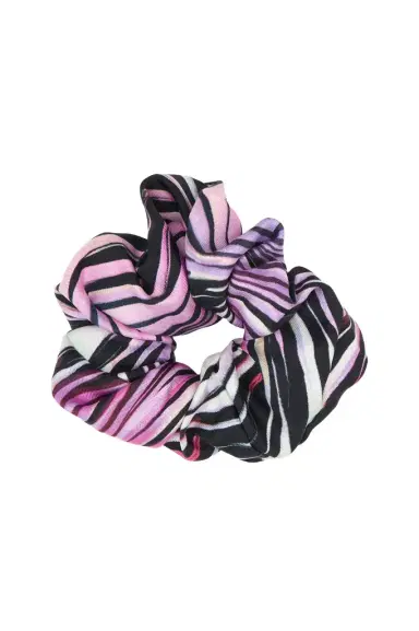 Roberto Cavalli Ray Of Paradise Print Silk Scrunchie | Thumbnail 1