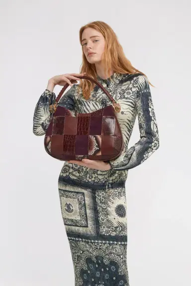 Roberto Cavalli Patchwork Shoulder Bag | Thumbnail 2
