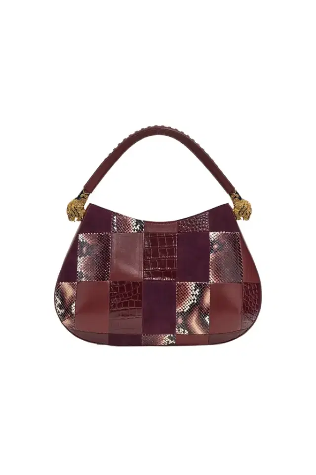 Roberto Cavalli Patchwork Shoulder Bag