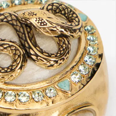 Roberto Cavalli Snake and Gemstone Ring | Thumbnail 4