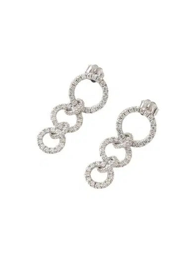 Spinelli Kilcollin Talan Blanc 18-karat White Gold Diamond Earrings | Thumbnail 1 Spinelli Kilcollin Talan Blanc 18-karat White Gold Diamond Earrings | Thumbnail 1