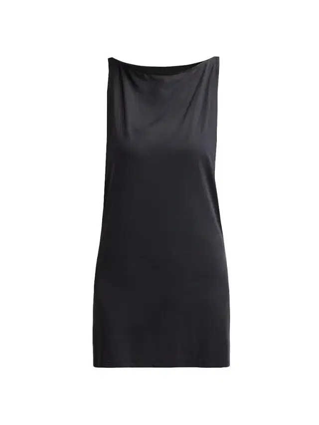 Kiki de Montparnasse Women's Echauffe Cowlback Cover-Up Mini Dress - Black