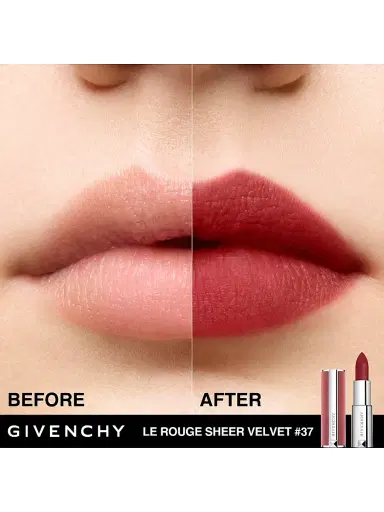 Givenchy Women's Le Rouge Sheer Velvet Lipstick | Thumbnail 4