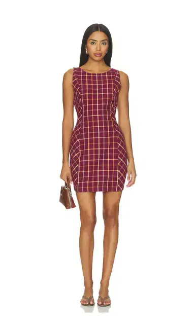 Free People Atlas Plaid Mini Dress | Thumbnail 1
