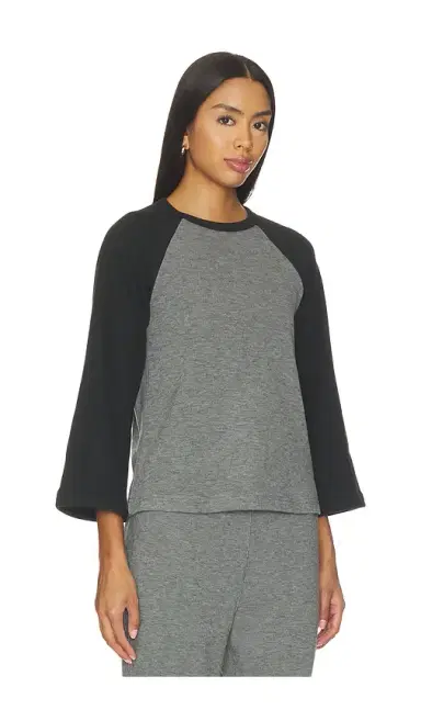 Bobi Color Block 3/4 Sleeve Raglan | Thumbnail 2
