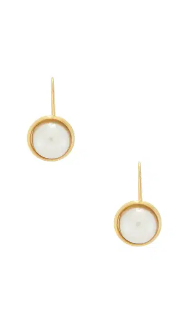 SHASHI Pearl Bezel French Hook | Thumbnail 1
