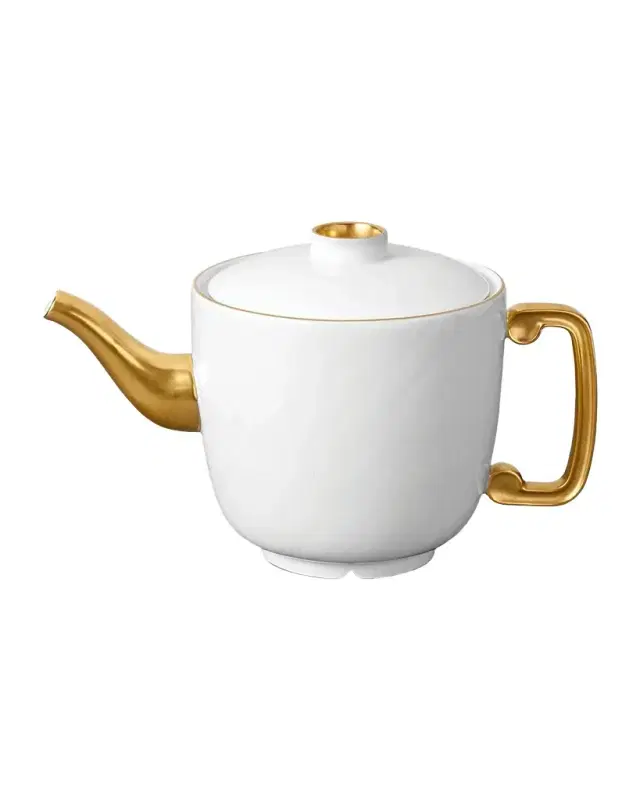L 'Objet Han 24K Gold-Plated Teapot