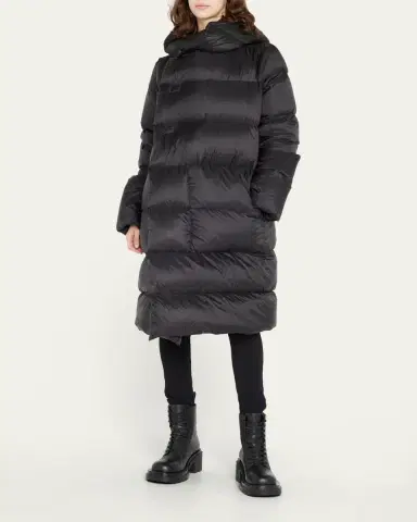 Rick Owens High-Neck Puffer Coat | Thumbnail 3