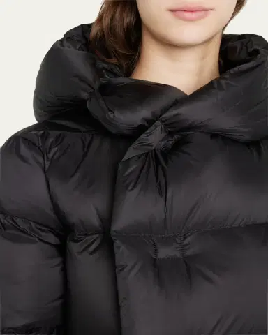Rick Owens High-Neck Puffer Coat | Thumbnail 4