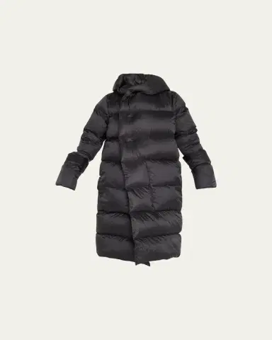 Rick Owens High-Neck Puffer Coat | Thumbnail 5