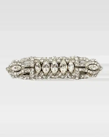 ben-amun Thin Crystal Hair Barrette | Thumbnail 2 ben-amun Thin Crystal Hair Barrette | Thumbnail 2