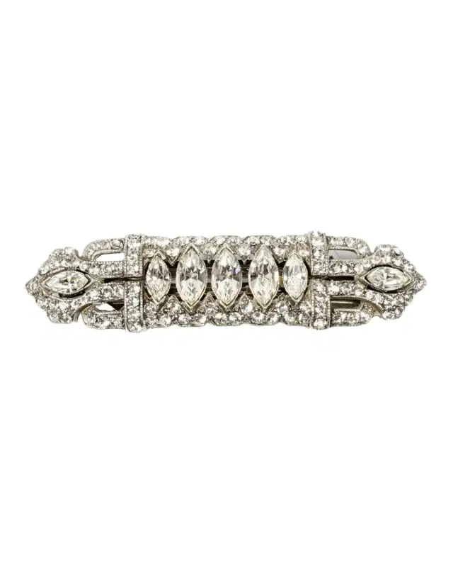 ben-amun Thin Crystal Hair Barrette