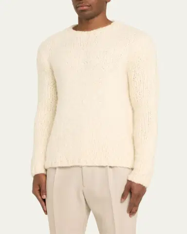 Gabriela Hearst Men's Lawrence Cashmere Sweater | Thumbnail 4