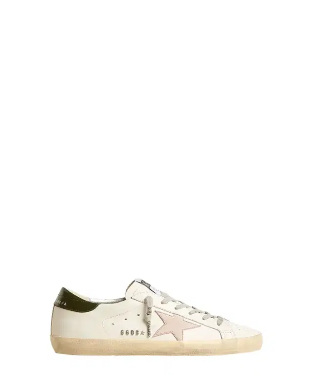Golden Goose Superstar Mixed Leather Low-Top Sneakers