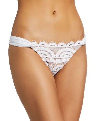 PQ Swim Full Coverage Lace-Fanned Bikini Bottoms | Thumbnail 4