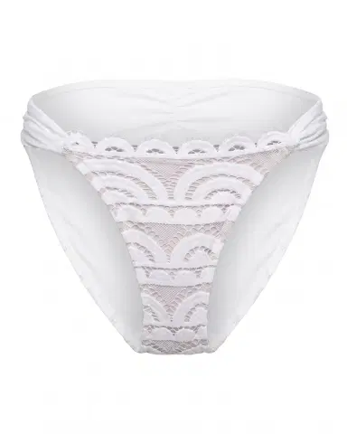 PQ Swim Full Coverage Lace-Fanned Bikini Bottoms | Thumbnail 1