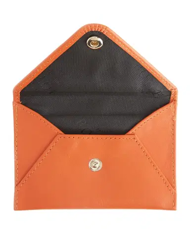 Royce New York Monogrammed Leather Envelope Style Card Holder, Personalized | Thumbnail 3