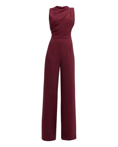 Black Halo Corrine High-Neck Sleeveless Jumpsuit | Thumbnail 1