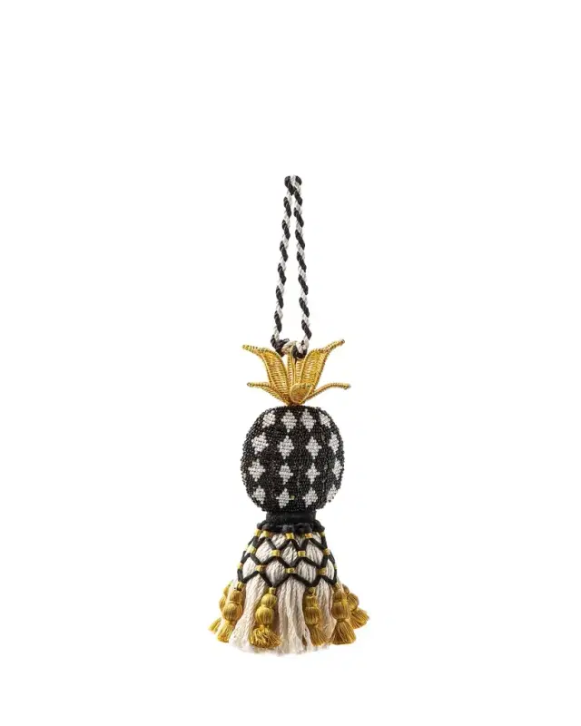 MacKenzie-Childs Beaded Pineapple Tassel