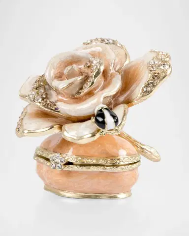 Jay Strongwater Sabrina Rosalie Rose Box | Thumbnail 2