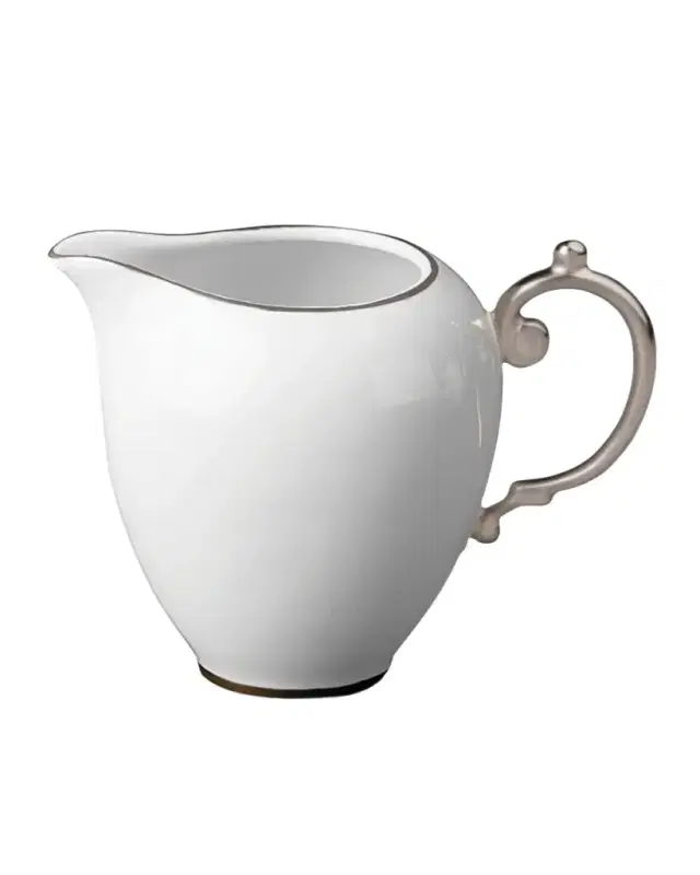 L'Objet Aegean Platinum-Trim Creamer, 10 oz.