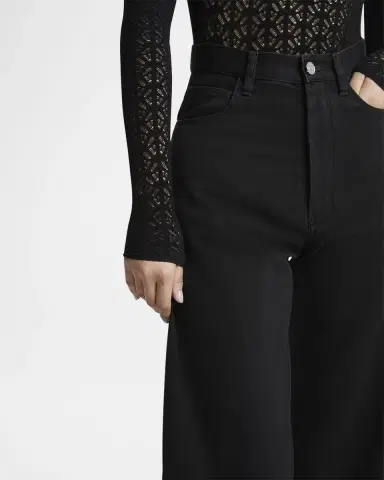 Alaïa Rounded Leg Denim Pants | Thumbnail 5 Alaïa Rounded Leg Denim Pants | Thumbnail 5