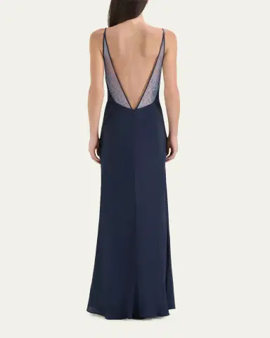 SIR. Elsie Lace V-Neck Gown | Thumbnail 3 SIR. Elsie Lace V-Neck Gown | Thumbnail 3