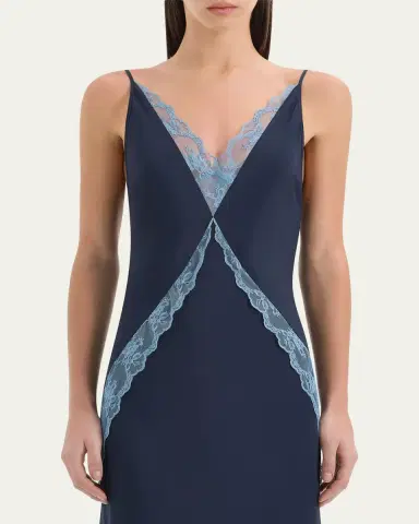 SIR. Elsie Lace V-Neck Gown | Thumbnail 4 SIR. Elsie Lace V-Neck Gown | Thumbnail 4