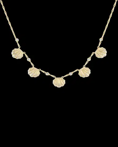 Brent Neale She Sells 5 Shells Necklace with Diamonds | Thumbnail 2