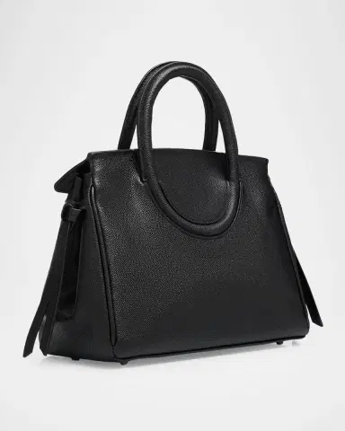 STAUD Maude Mini Pebble Leather Carryall Top-Handle Bag | Thumbnail 3