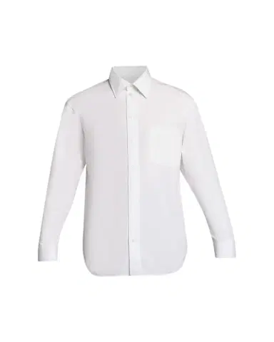 Balenciaga Men's Cotton Poplin Point-Collar Sport Shirt | Thumbnail 1