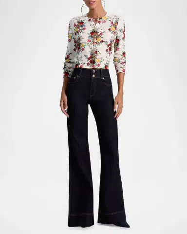 ALICE + OLIVIA Gilded Rose Carson Cardigan | Thumbnail 2