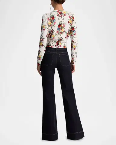 ALICE + OLIVIA Gilded Rose Carson Cardigan | Thumbnail 3