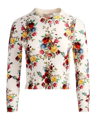 ALICE + OLIVIA Gilded Rose Carson Cardigan | Thumbnail 1