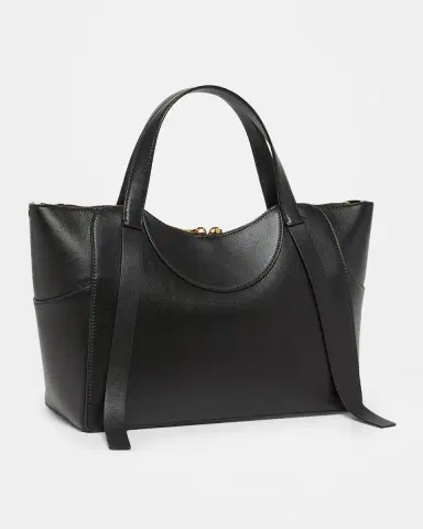 Givenchy Facet Small Chain-Embellished Leather Top-Handle Bag | Thumbnail 3