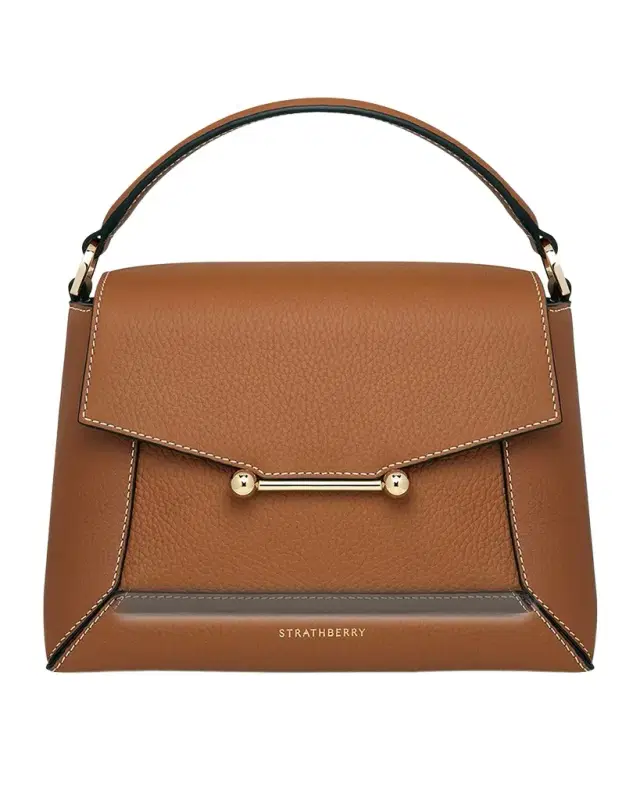 Strathberry Mosaic Envelope Flap Top-Handle Bag