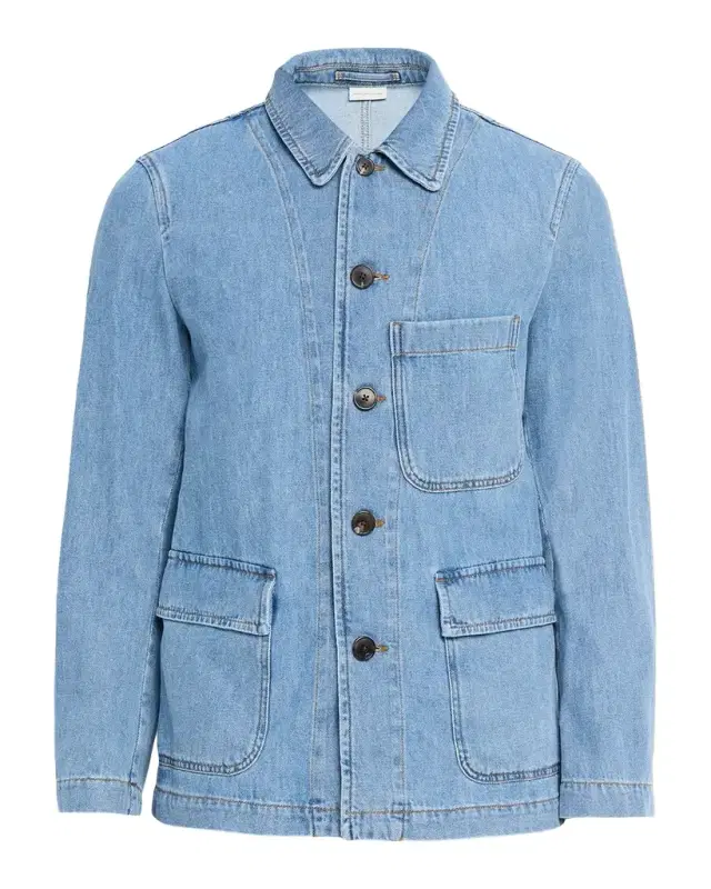 Dries Van Noten Men 's Braxton Denim Overshirt