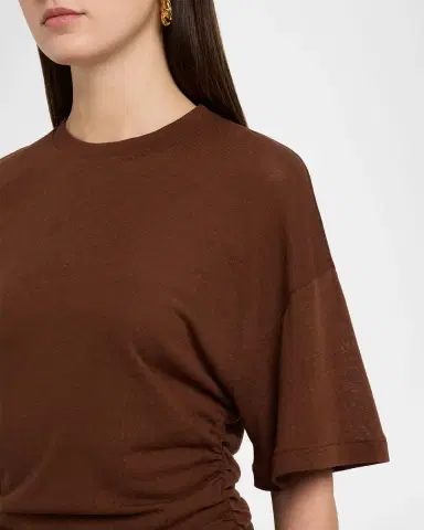 Akyn Studio Harley Ruched Oversized T-Shirt | Thumbnail 5